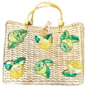 🎉 HOST PICK 🎉VINTAGE HANDMADE STRAW BAG/HANDBAG/PURSE